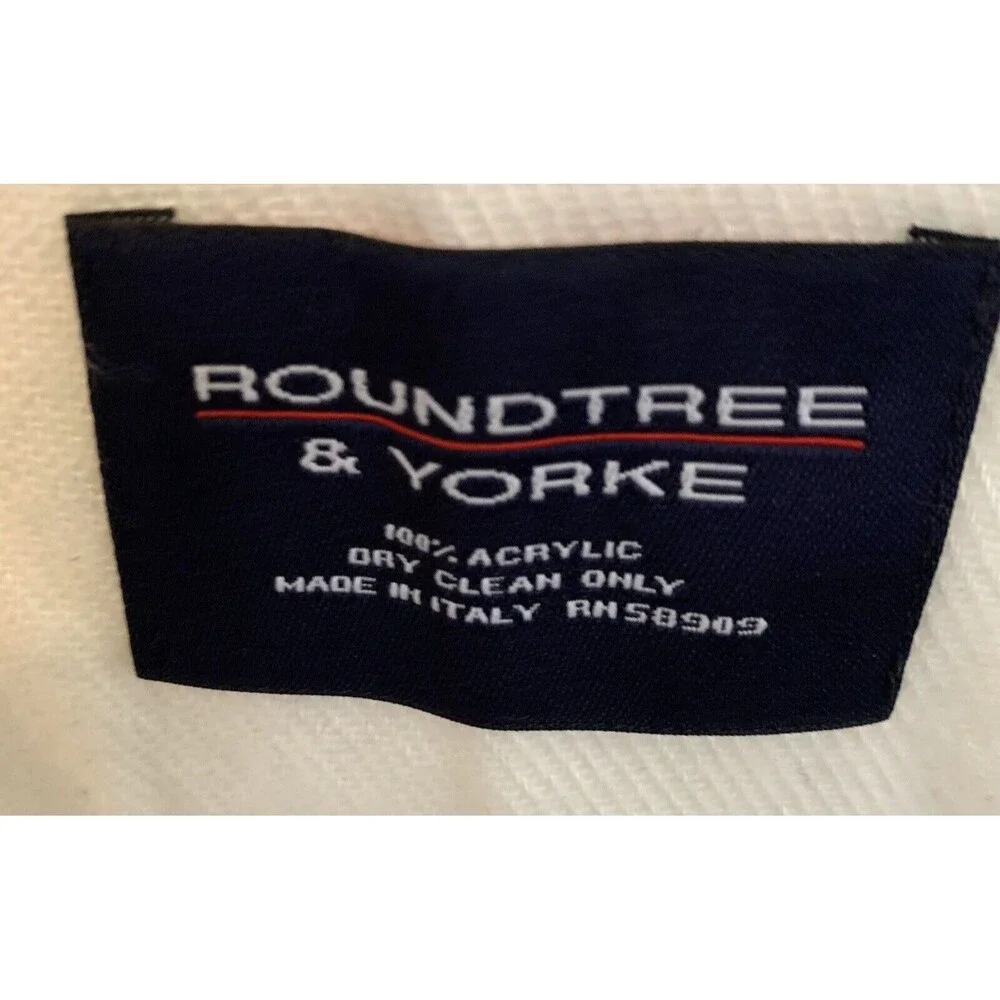 Lot of 2 Roundtree & Yorke Black & White Flannel Scarves Unisex Adult 72